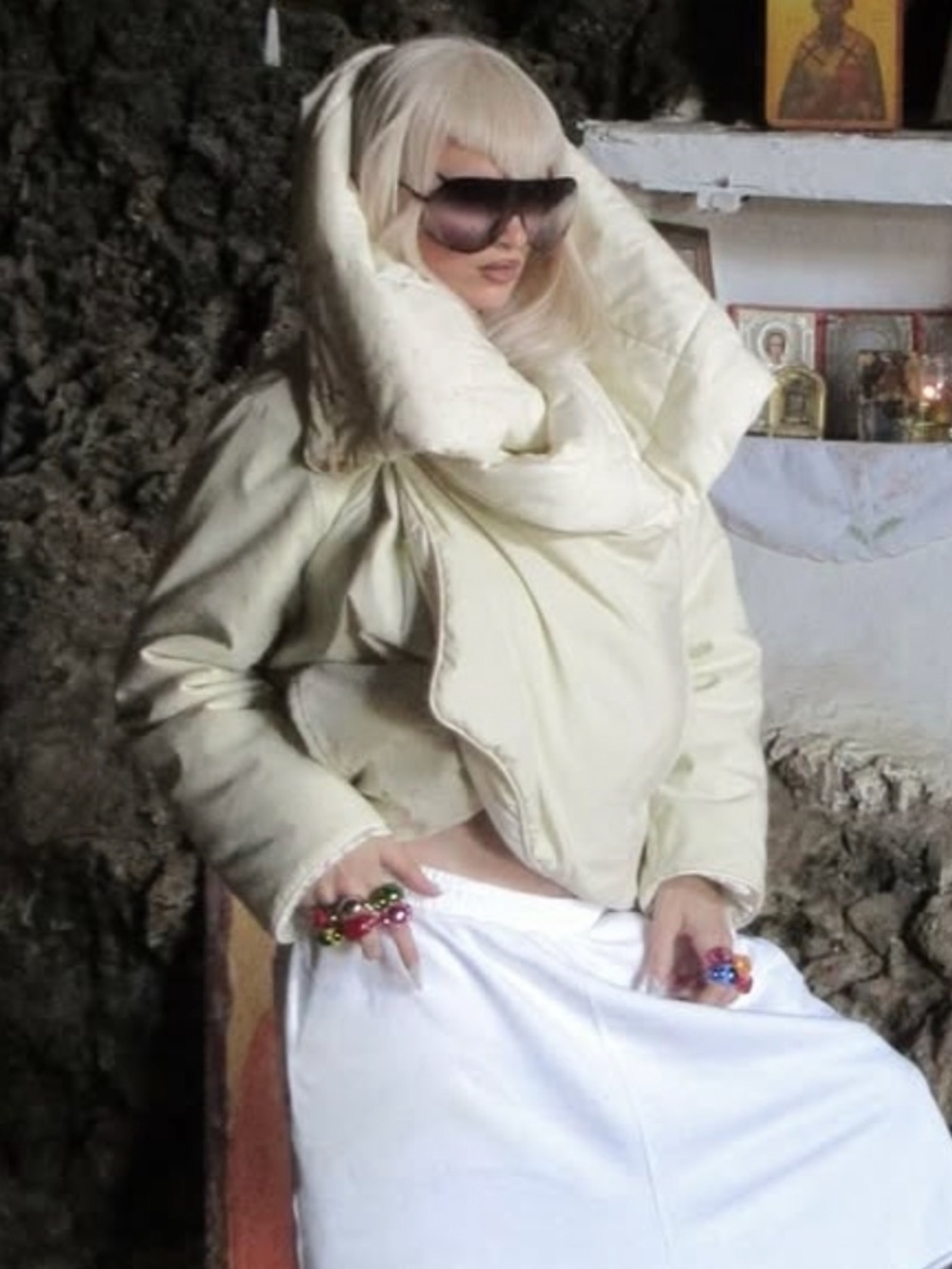 Mm6 maison margiela duvet jacket coat